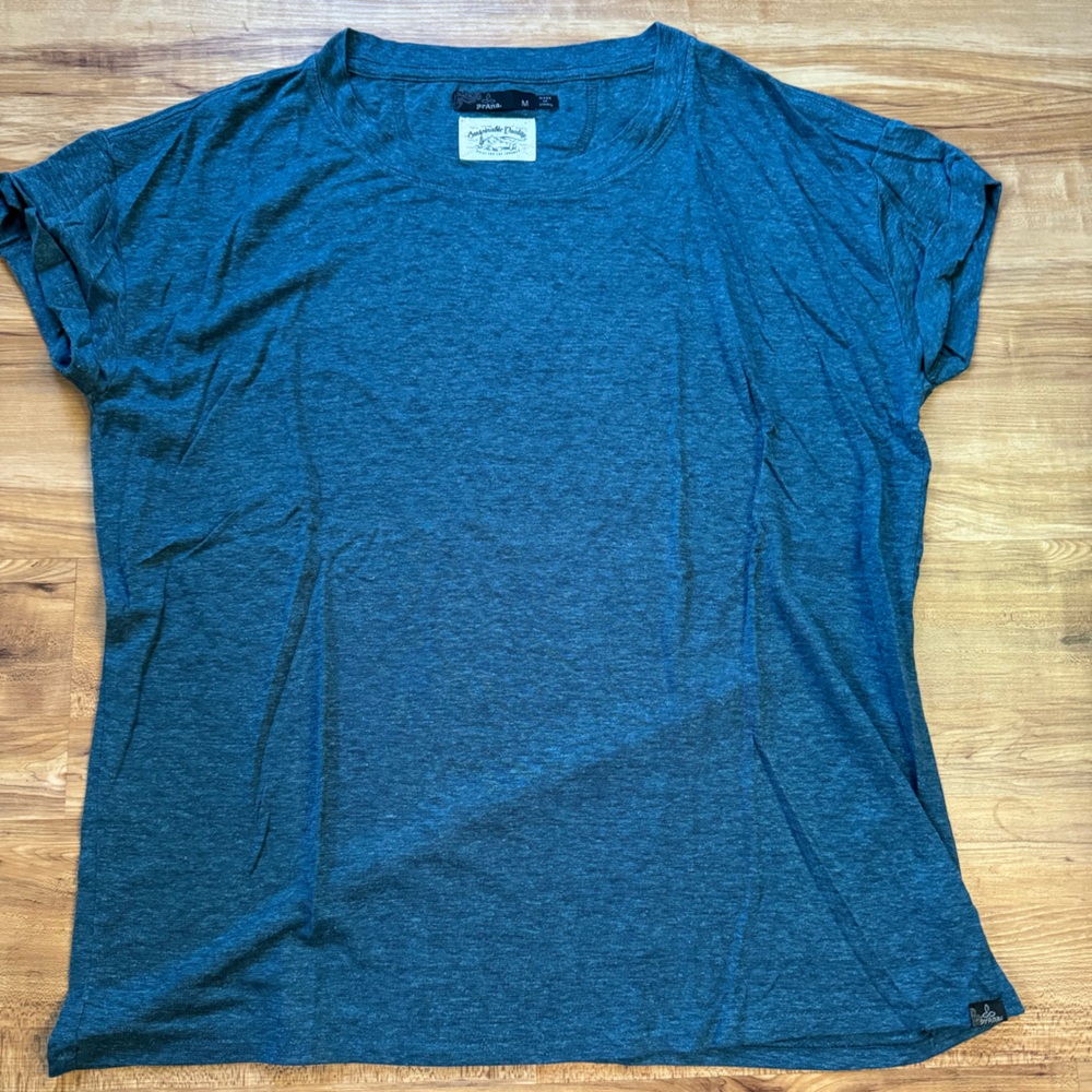 Prana Cozy Up T-Shirt - Atlantic Heather